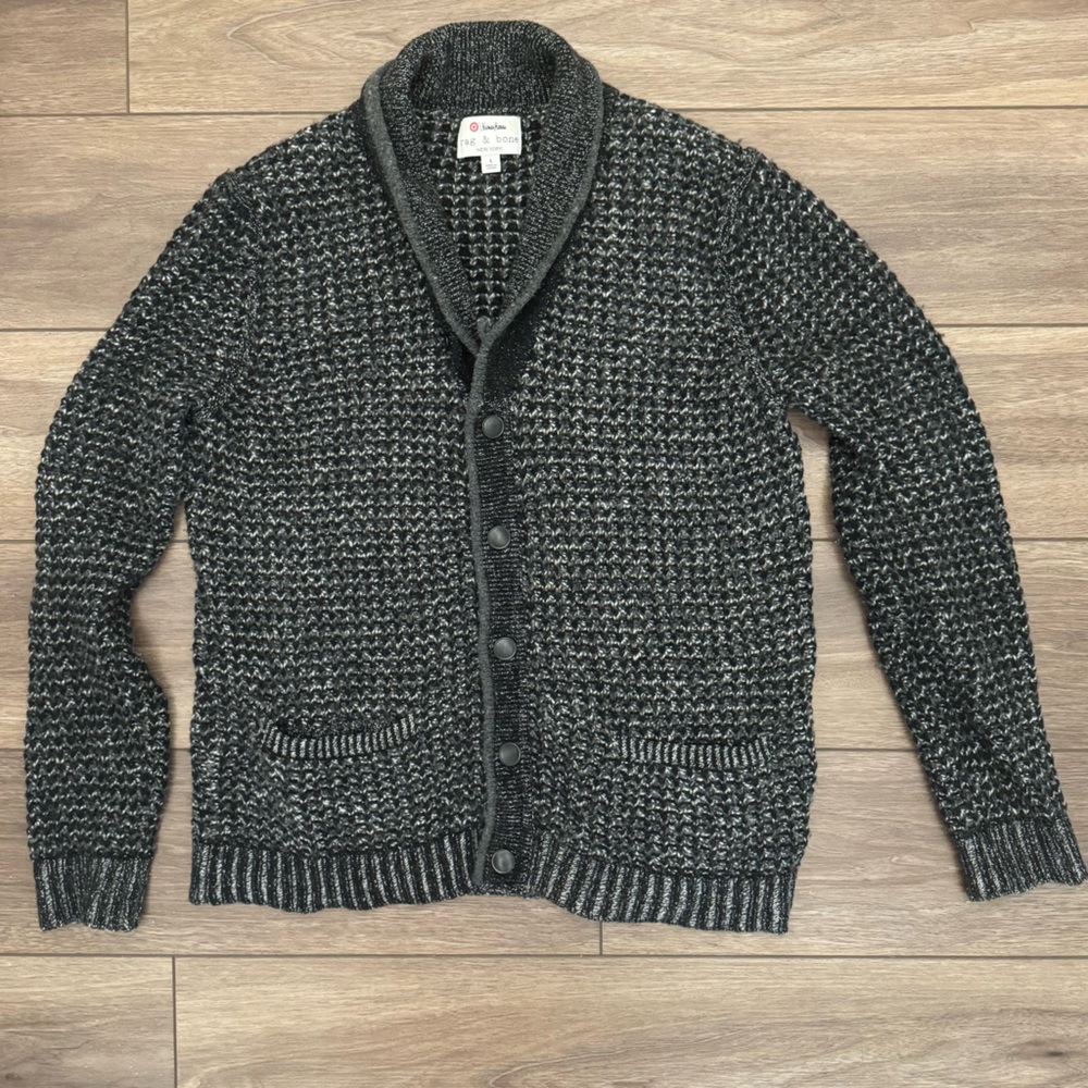 Rag & Bone New York Button-Up Sweater | Women’s Size Large